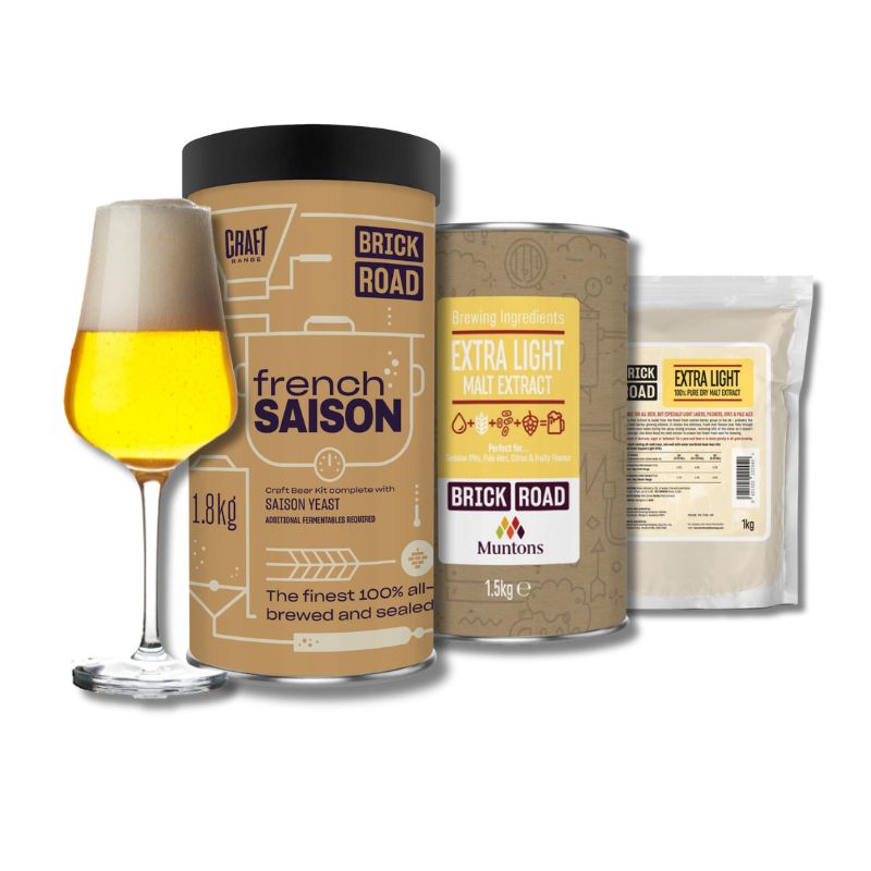 Brick Road French Saison with Saaz dry hops 1.8Kg